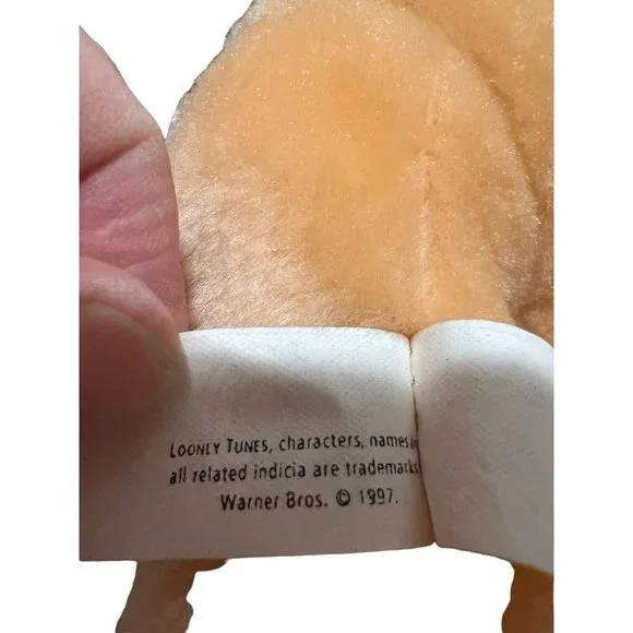 Ace Vintage '95 '97 Looney Tunes Porky Pig 11" Plushes Set of 2 Leather Jackets - Picture 11 of 16